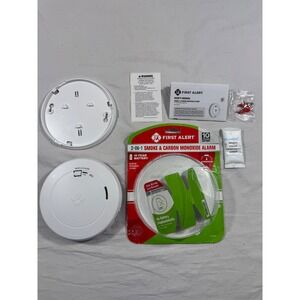 First Alert Smoke & Carbon Monoxide Alarm White 10 Year Battery Open Box